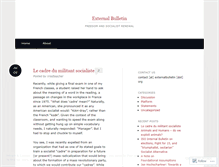 Tablet Screenshot of externalbulletin.org